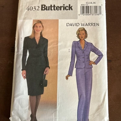 butterick patterns 4032 Misses Jacket,Skirt, Pants Sz 12-14-16 - Image 1 of 3