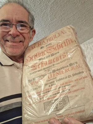 1734 Kasper Ulenberg Bible ( Aka Ulenberg-Dietenberger Bible). Very Scarce.  - Image 1 of 4