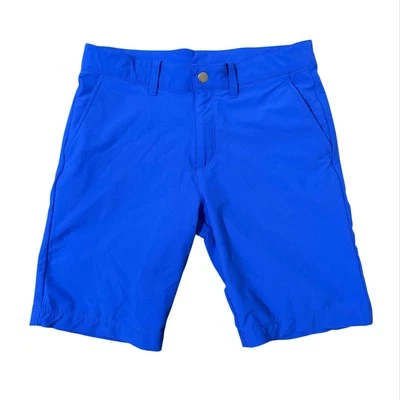 Pantalones Cortos Crewcuts Niños Talla 12 Azul Cobalto Nylon Rendimiento Foto 1 de 4