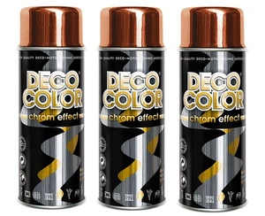 3er Sparpack 400ml Kupfer Chromspray Effektspray Farbe Lack Lackspray  - Bild 1 von 2