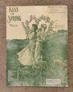 Kiss of Spring Waltz Walter Rolfe Phil Staats Walter Jacobs Sheet Music 4 Pgs D - Picture 1 of 1