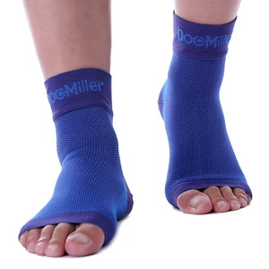 Doc Miller Medical Grade Socks Brace Ankle Compression Sleeve Plantar Fasciitis - Picture 1 of 9