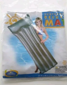 Intex The Wet Set Inflatable Pool Float 72" x 30" Sun-Tanner Deluxe Mat - Picture 1 of 6