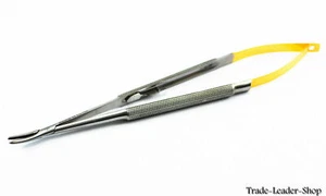 Castroviejo Needle Holder Straight / Curved with lock TC gold surgical suture - Picture 1 of 7