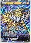 Custom Stained Glass Pokemon Jolteon Anime Game Collectible Card Holo ACG/TCG