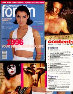 AWF PLAYGIRL MEN IN AUSTRALIAN WOMENS FORUM COLLECTION #3 X14 ISSUES ON DVD - Picture 1 of 14