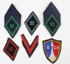 Abzeichen Effekte Uniform Frankreich Armee II CA Rangabzeichen