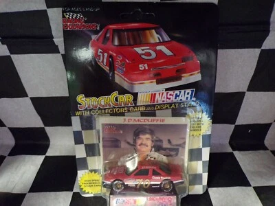 J.D. McDuffie #70 Auto Stock In Scala 1:64 NASCAR Racing Champions Con Carta - Immagine 1 di 4