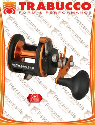 Angelrolle Schleppangelfischen Trabucco Meridian Gt 20 LB - Bild 1 von 2