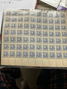 US # 862 Mint Sheet, 5 cent Louisa May Alcott, MNH Sheet of 70