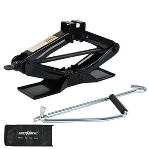 AUTOXBERT Scissor Jack 2 Ton Steel Scissor Car Lift Jack Kit with Lug Wrench - Picture 1 of 9
