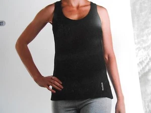 NWT WOMENS REEBOK 2 PACK TANK TOP BLACK GRAY RACERBACK RUNNING ACTIVE Size L  - Picture 1 of 1