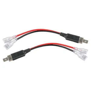 Practical Automotive LED H1 For Headlight Adapter Cable Black + Red Design - Picture 1 of 8