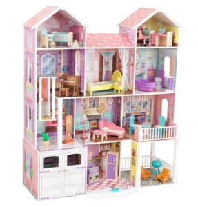 KidKraft Country Estate Wooden Dollhouse with 31 Accessories - Picture 1 of 4