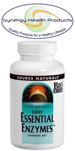 Source Naturals Essential Enzymes 60 Capsules Digestive Aid - EXP. 03/2025 - Picture 1 of 4