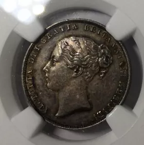 1865 Die 53 Gt Britain Shilling NGC MS62 Mint State Coin Original Toner Nice - Picture 1 of 4