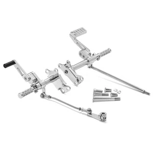 12" Forward Controls Footpegs for Harley Sportster XLH883 XL 883 1200 1987-2003 - Picture 1 of 9