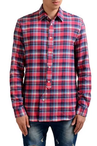 Maison Martin Margiela '10" Men's Flannel Plaid Casual Shirt Sz S M L XL 2XL - Picture 1 of 5