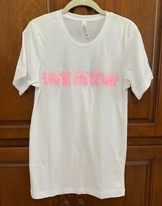 Nuevo - Camiseta Pyrex con diseño vintage rosa estampado de mantequilla (talla mediana) - Imagen 1 de 6