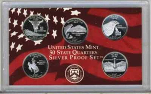 2007 S Silver State Quarter Proof Set No Box/COA No reserve - Picture 1 of 1