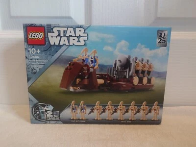 Lego 40686 Star Wars Trade Federation Troop Carrier New &Sealed 25th Anniversary - Image 1 of 4