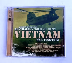 AUSTRALIA'S TOUR OF DUTY VIETNAM 1966-1972: 40th ANNIVERSARY ED./ 2 CD SET - GC. - Picture 1 of 8