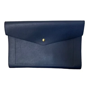 Glass Ladder & Co. The Megan Portfolio Clutch in Navy Blue - Picture 1 of 6