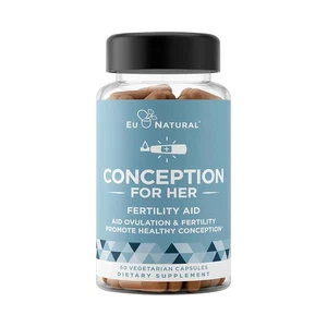 eu Conception For Her, Fertility Aid & Multi, 60 cápsulas vegetarianas - Imagen 1 de 12