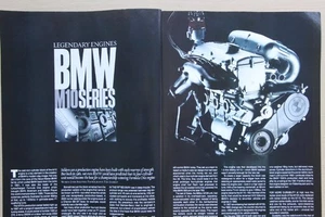 Original CC 2003 extracted mag article: BMW M10 SERIES Legendary Engines - Picture 1 of 2