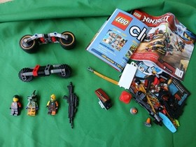 Lego Ninjago Ninja Bike Chase #70600 - Incomplete