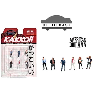 AMERICAN DIORAMA 1/64 DIECAST FIGURES SET KAKKOII AD-2425 - Picture 1 of 1