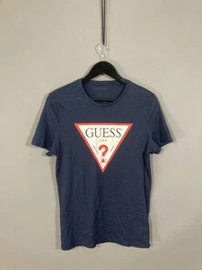 GUESS T-Shirt - Size Medium - Navy - Great Condition - Men’s - Picture 1 of 4