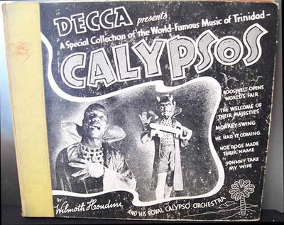 Wilmoth Houdini Special Collection of Trinidad Calypsos 1939 Decca 3x 78 Records Foto 1 de 4