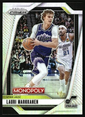 Panini Prizm Monopoly Lauri Markkanen Silver Prizm #34 2024-25 Foto 1 de 2
