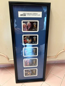 Star Trek AT&T Pre-Paid Phone Cards Framed 1998 Collector’s Edition COA - Picture 1 of 6