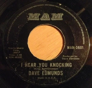 Dave Edmunds 45 I Hear You Knocking / Black Bill - Imagen 1 de 2