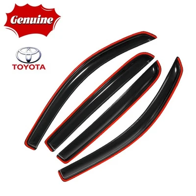 Visera de ventana genuina Toyota Tacoma 2016-2023 protector de lluvia deflector de ventilación Foto 1 de 4