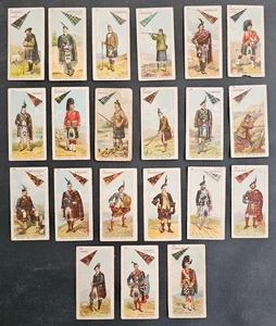Rare 1903 Great Britain Mitchell's Scottish Clan Series 1-21/25 Cigarette Cards - Picture 1 of 4