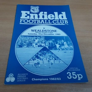 Enfield v Wealdstone (Alliance Premier League) 31/12/1983 - Imagen 1 de 2