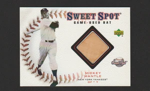 2001 UPPER DECK SWEET SPOT MICKEY MANTLE GAME-USED BAT NON-AUTO/NON-AUTOGRAPH - Picture 1 of 2