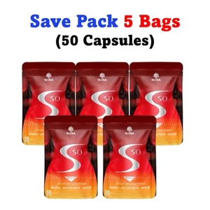 5 X MANA Prolean S So Plus Excess Dietary Supplement Burn Weight Control 50 Caps - Picture 1 of 12