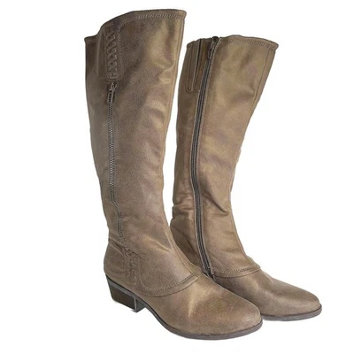 Baretraps высокий молнии желтовато-коричневый роща ботинки коричневый женщин 7,5 ковбойский вестерн - Изображение 1 из 4