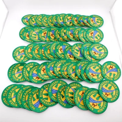 Boy Scouts Scouting Patches Lot of 62 Patunxet River Cleanup 1992 1993 New BSA - Image 1 of 3