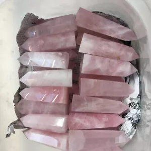 Wholesale 1000g(2.2lb )Natural Rose Pink Quartz Crystal Point Healing large Size - Bild 1 von 2