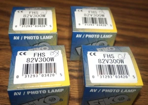 EIKO 82V 300W Photo Projection Lamp - New in Box - Lot of 4 - Picture 1 of 3