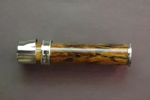 FLIEGENRUTENROLLENSITZ Spalted Maple 11109 Pocketed NS Slide Band 0,375" Bohrung - Bild 1 von 4
