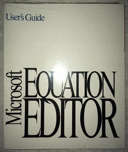 Microsoft Equation Editor User’s Guide - New, Sealed! - Picture 1 of 2