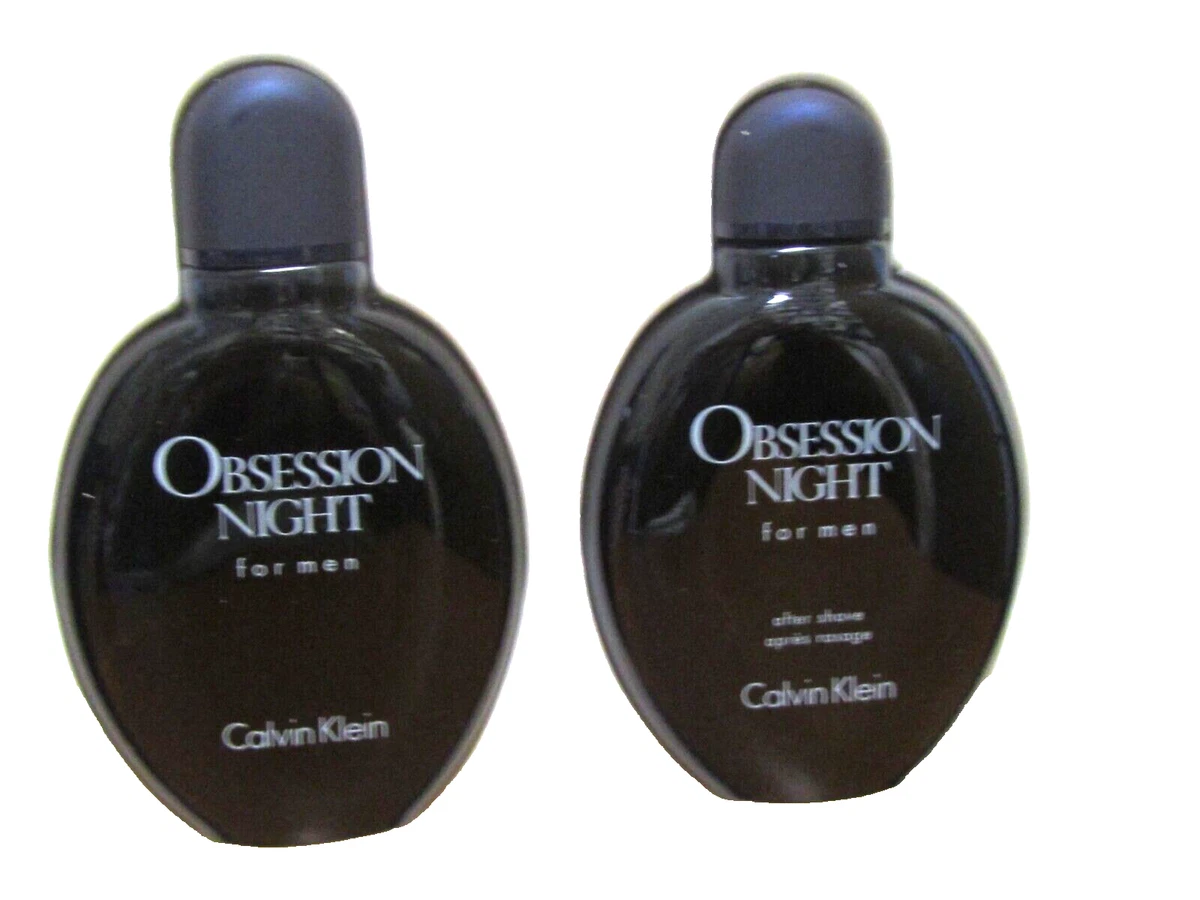 Calvin Klein OBsession Night Men Cologne set 4.2oz/125ml EDT Spray