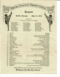 Griffin, Ga Nellie Sullivan Productions dance program June 13, 1925 - Picture 1 of 1
