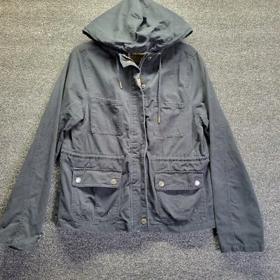 Chaqueta Prince & Fox para mujer talla XL cremallera completa negra con bolsillos Foto 1 de 4